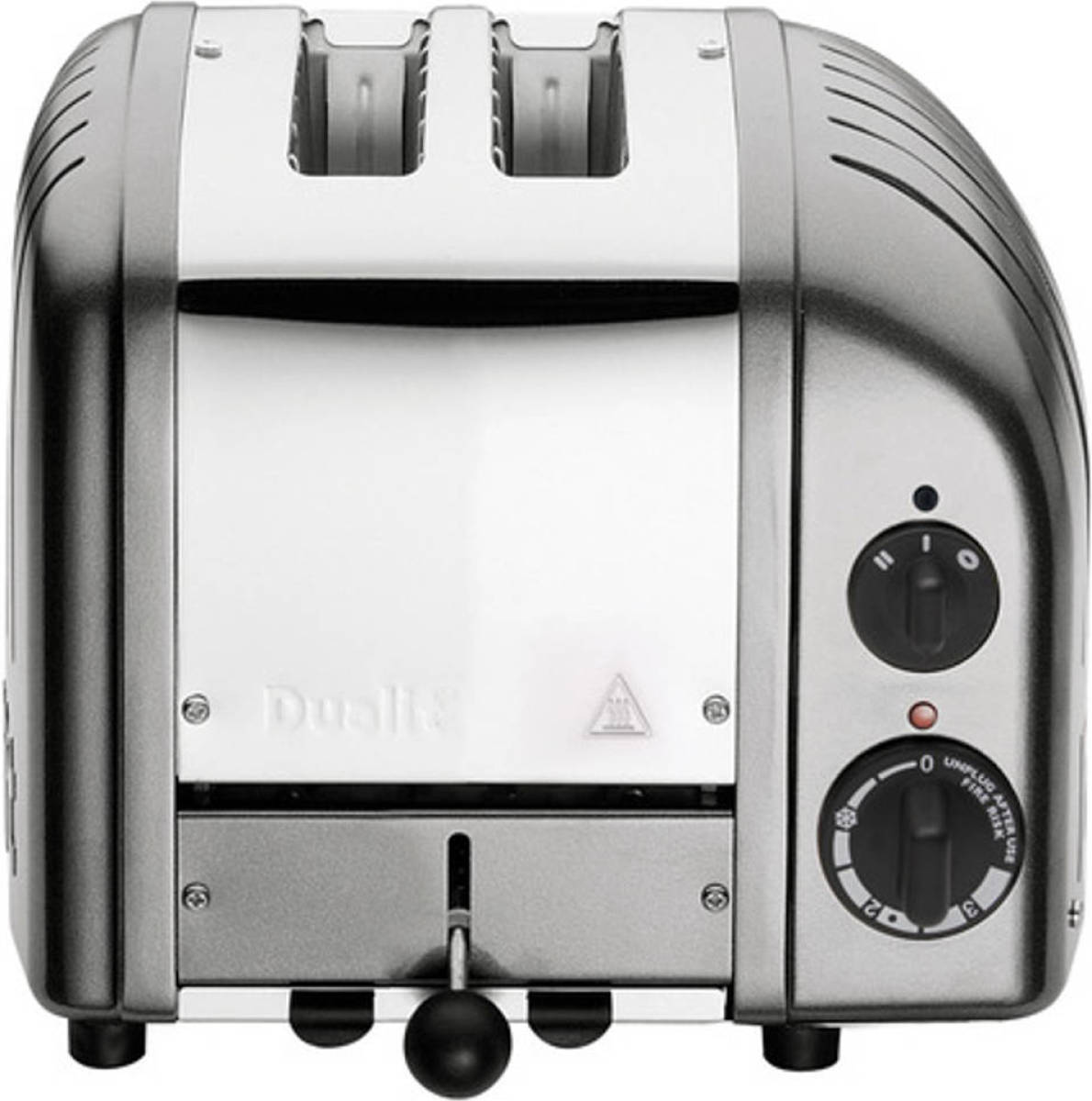 Dualit Vario Broodrooster - Met Ontdooifunctie & Timer - Metallic Silver - 2 Extra Brede Sleuven