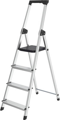 IVOL Ladder / Huishoudtrap - Inklapbaar - 4 treden