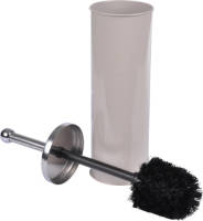 Wicotex -Toiletborstel in metalen houder taupe