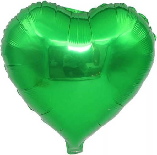 VSE Folieballon hart groen 18 inch 45 cm