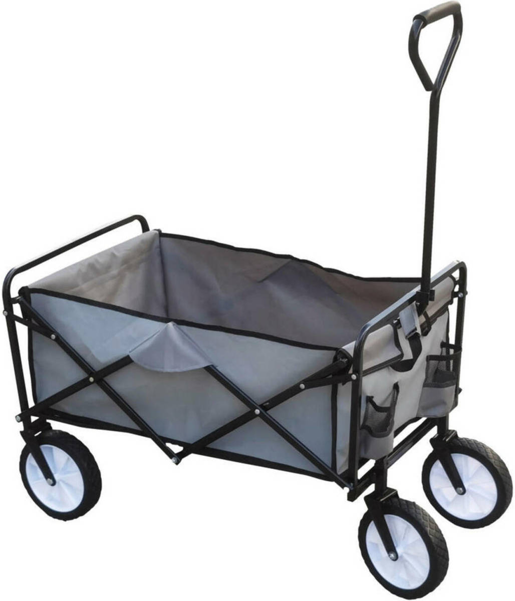 Hi Bolderwagen - Bolderkar - Opvouwbaar - Grijs
