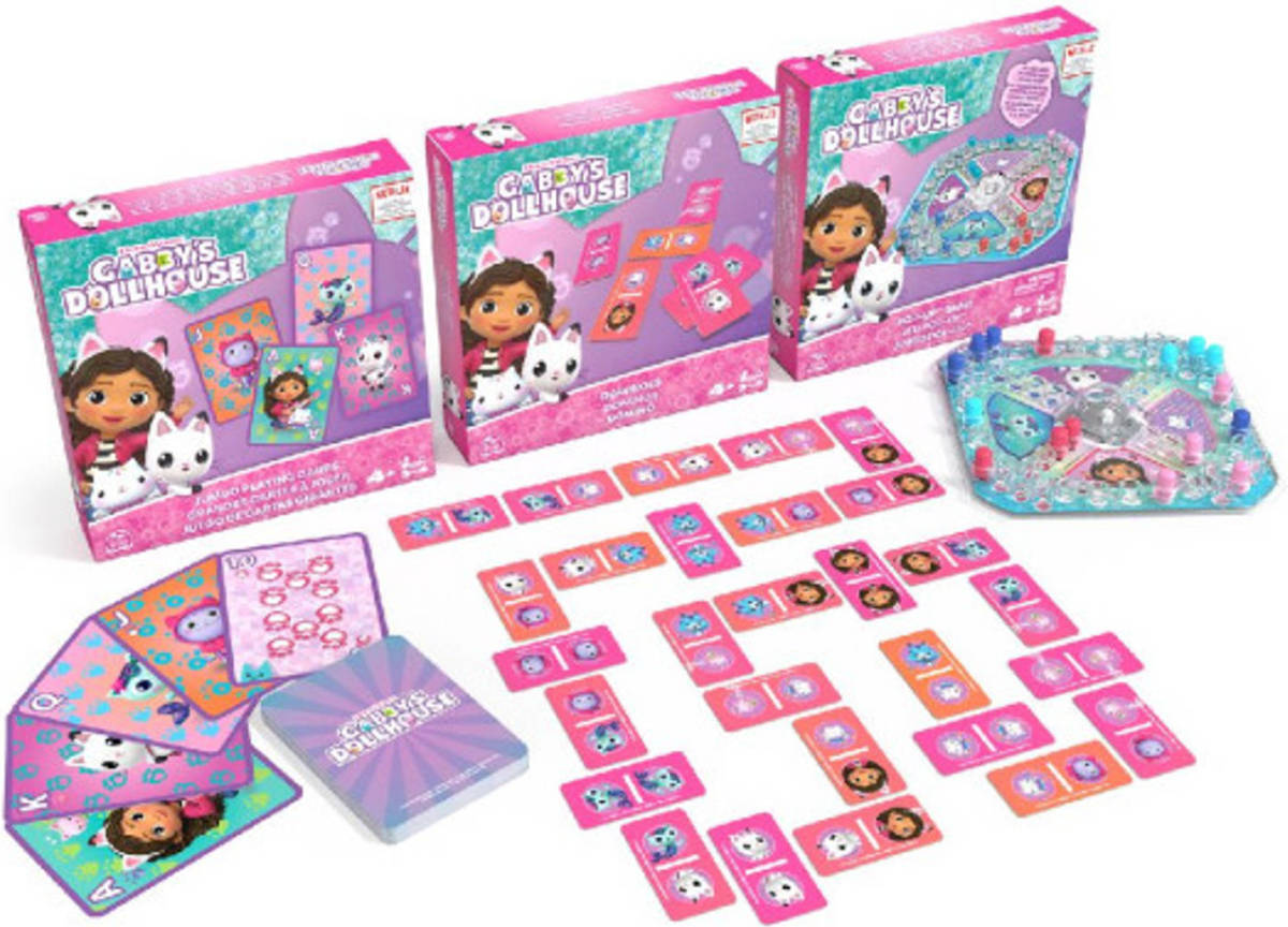 Spin Master Gabby's Dollhouse Bordspellen - 3-Pack - Kinderspel