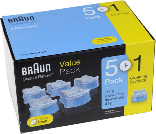 Braun key Clean & Renew Pack 5+1 Patronen Ccr5