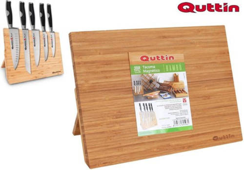 Quttin Magnetische messenhouder bamboe 34 x 25 x 1,7 cm