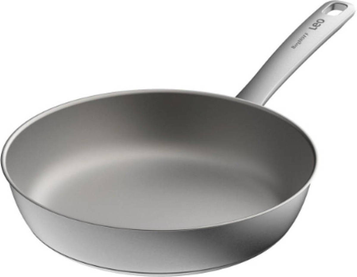Graphite Koekenpan, 24 cm, 2 L, Gerecycled RVS - Berghoff Leo Line