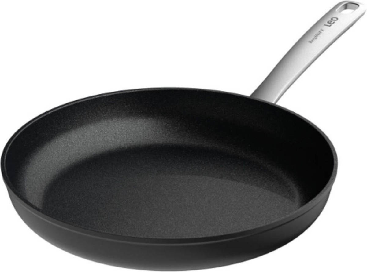 Graphite Koekenpan, 28 cm, 2.5 L, Zwart, Gerecycled Aluminium - Berghoff Leo Line