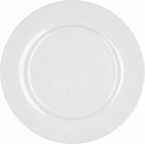 Eetbord Bidasoa Glacial Ala Ancha Wit Keramisch Ø 27 cm 27 cm (4 Stuks) (Pack 4x)