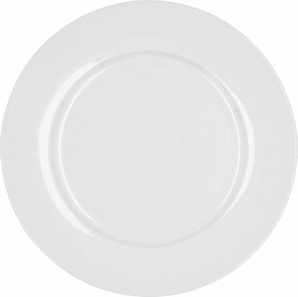 Eetbord Bidasoa Glacial Ala Ancha Wit Keramisch Ø 27 cm 27 cm (4 Stuks) (Pack 4x)