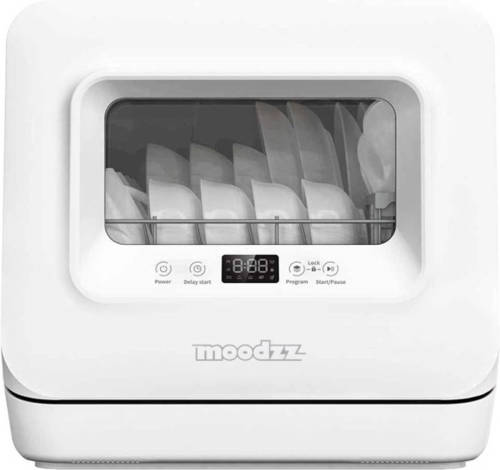 Moodzz - mz-2301 - mini vaatwasser - voor 3 couverts met waterreservoir en led-display