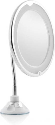 LED vergrotende spiegel met Flexibele Arm en Zuignap Mizoom Innovagoods