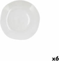 Diep bord Ariane Earth Keramisch Wit 23 cm (6 Stuks)