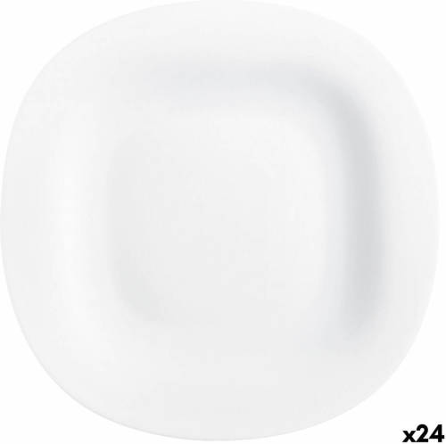 Eetbord Luminarc Carine Blanco Wit Glas Ø 26 cm (24 Stuks)