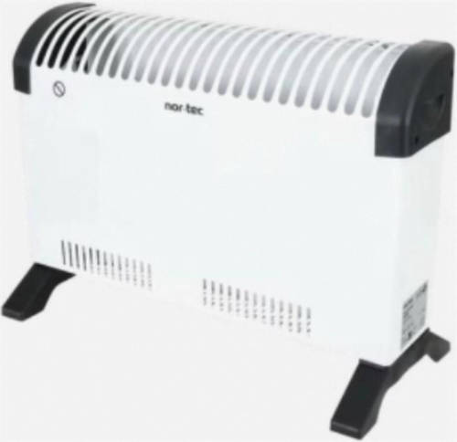 Gruttz Nor Tec Elektrische Convector Kachel 750 / 1250 / 2000 Watt - Verstelbare Thermostaat- wit