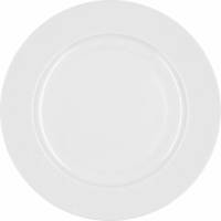 Eetbord Bidasoa Glacial Ala Ancha Wit Keramisch 25 cm (6 Stuks) (Pack 6x)