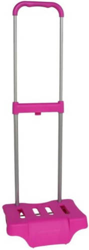 Gerimport bagagetrolley Safta 30 x 85 cm RVS roze/zilver