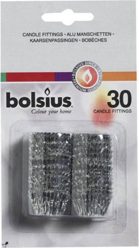 Bolsius Blister - Kaarspassingen 30 stuks - Set van 5