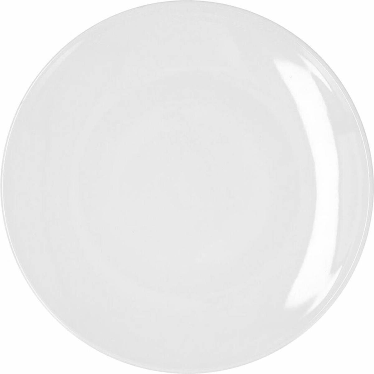 Eetbord Bidasoa Glacial Coupe Wit Keramisch Ø 30 cm (4 Stuks) (Pack 4x)