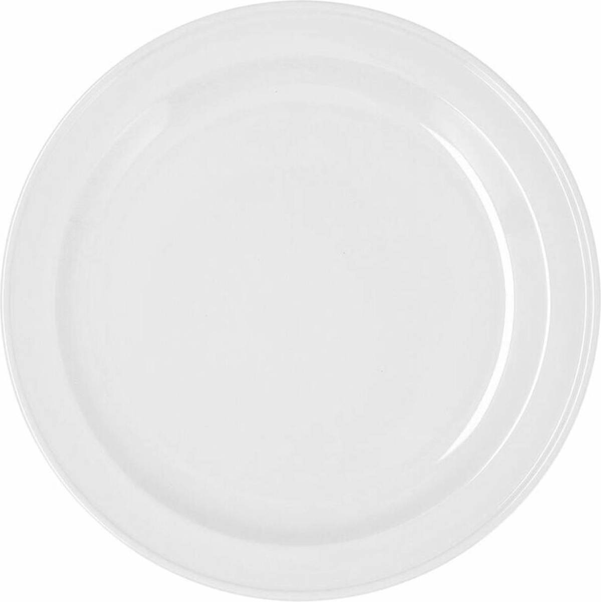Eetbord Bidasoa Glacial Ala Estrch Wit Keramisch Ø 26 cm 26 cm (4 Stuks) (Pack 4x)