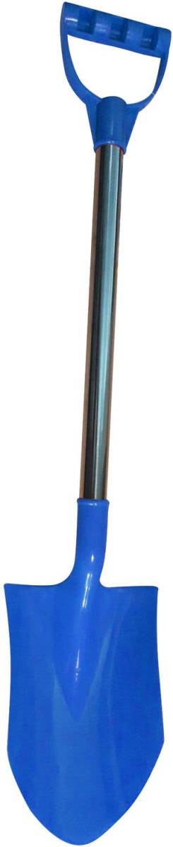 Summerplay Speelgoed schep - voor kinderen - punt - kunststof - blauw - 62 cm - Speelgoedschepjes