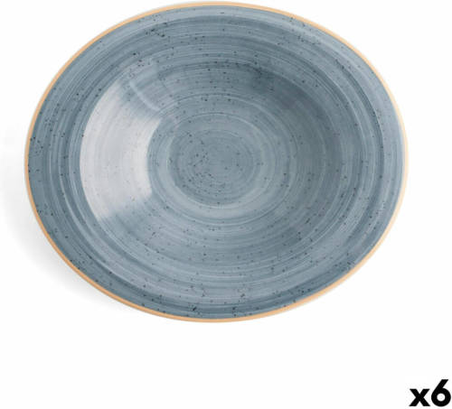 Diep bord Ariane Terra Keramisch Blauw (Ø 29 cm) (6 Stuks)