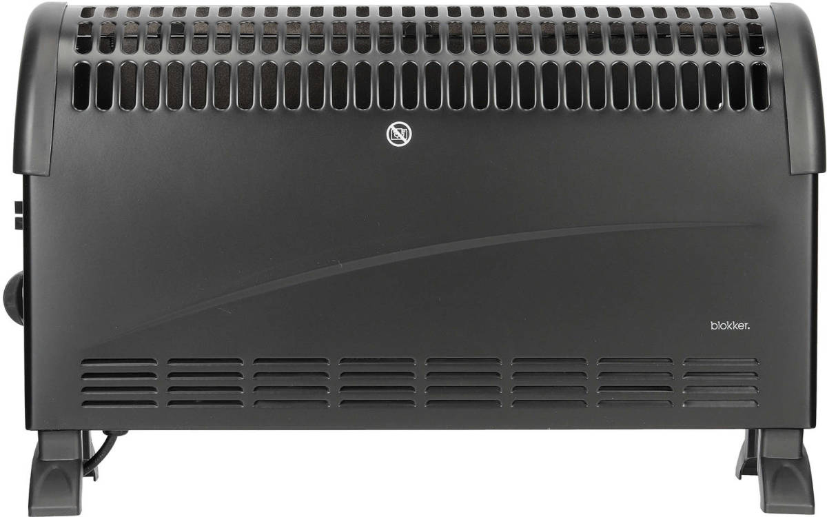 Blokker BL-24303 convectorkachel zwart - 1500W
