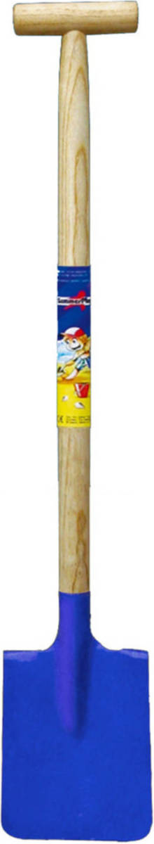 Summerplay Speelgoed schep - voor kinderen - recht - metaal - blauw - 60 cm - Speelgoedschepjes