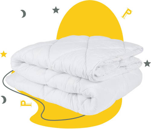 Sleep Comfy - White Soft Series - All Year Dekbed Enkel 200x200 cm - Anti Allergie Dekbed - Tweepersoons Dekbed