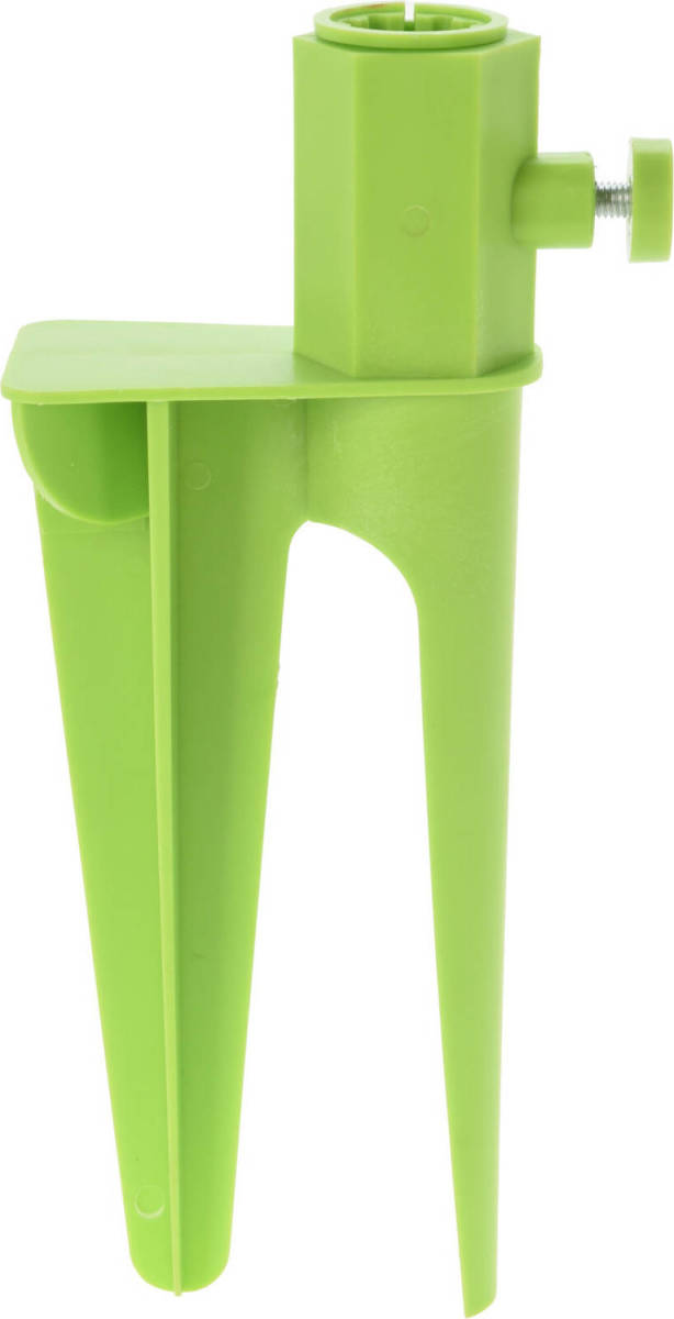 Pro Beach Parasolboor met dubbele spies - groen - kunststof - parasolharing - Parasolvoeten