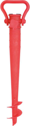 Lesli Living Parasolharing - rood - kunststof - D37 mm x H40 cm - Parasolvoeten