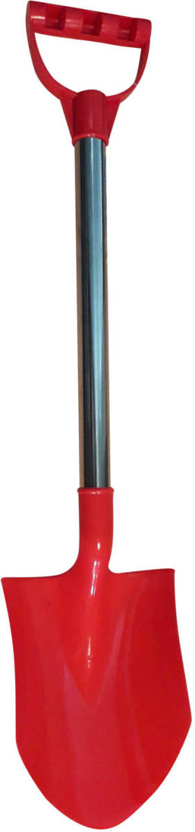 Summerplay Speelgoed schep - voor kinderen - punt - kunststof - rood - 62 cm - Speelgoedschepjes