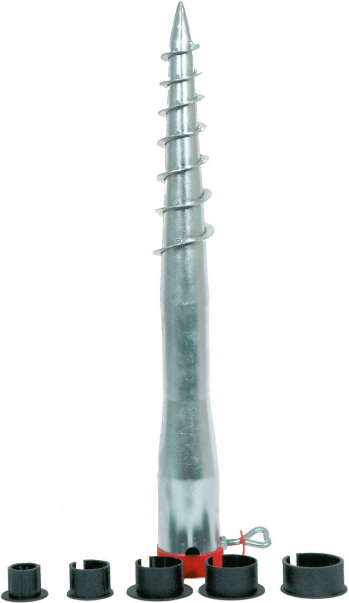 Lesli Living Parasolharing - staal - D6,5 cm x H58 cm - grondpen - Parasolvoeten