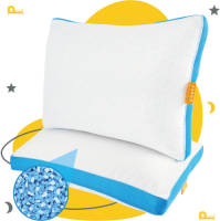 Sleep Comfy - Hoofdkussen - Traagschuim Hoofdkussen - Geschikt voor rug, zij-en buikslapers -Cooling Design 50x70x14 cm