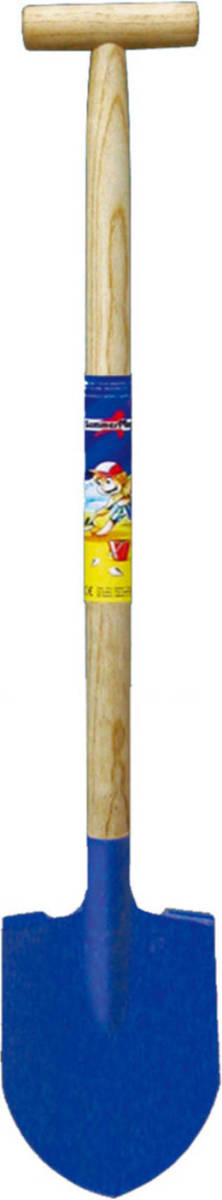 Summerplay Speelgoed schep - voor kinderen - punt - metaal - blauw - 60 cm - Speelgoedschepjes