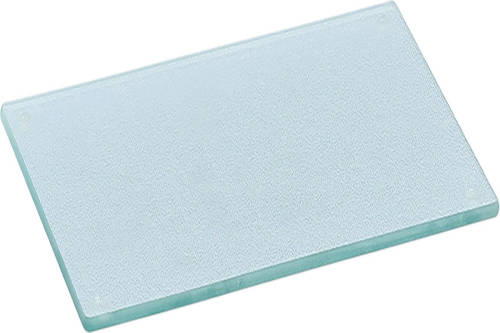 Zeller snijplank met siliconen voetjes - glas - 30 x 20 cm - Snijplanken