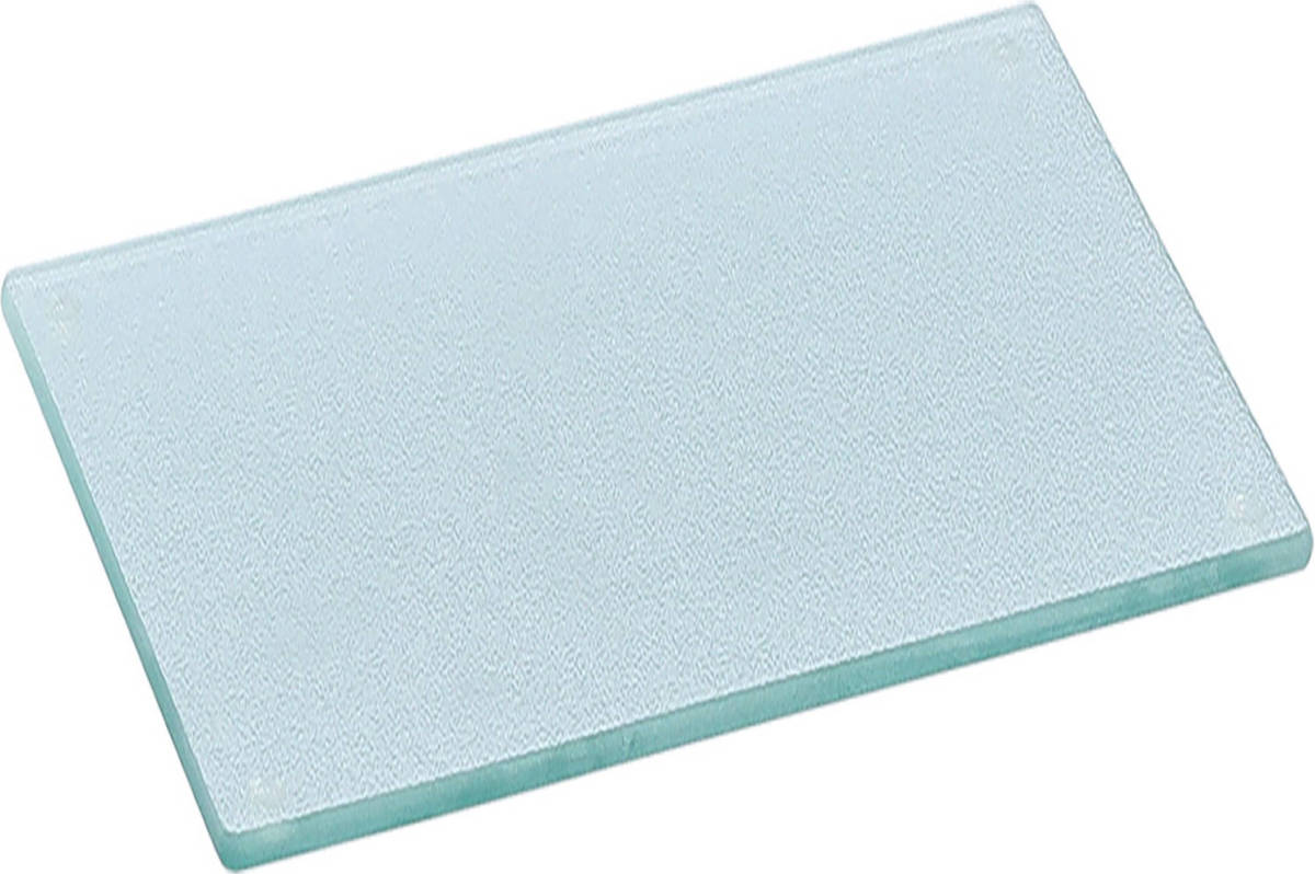 Zeller snijplank met siliconen voetjes - glas - 30 x 20 cm - Snijplanken