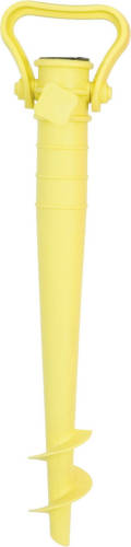 Lesli Living Parasolharing - geel - kunststof - D37 mm x H40 cm - Parasolvoeten