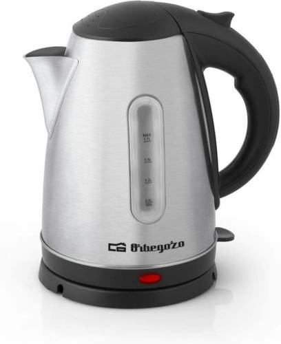 Waterkoker Orbegozo KT 6021 Zwart Roestvrij staal 2200 W 1,7 L