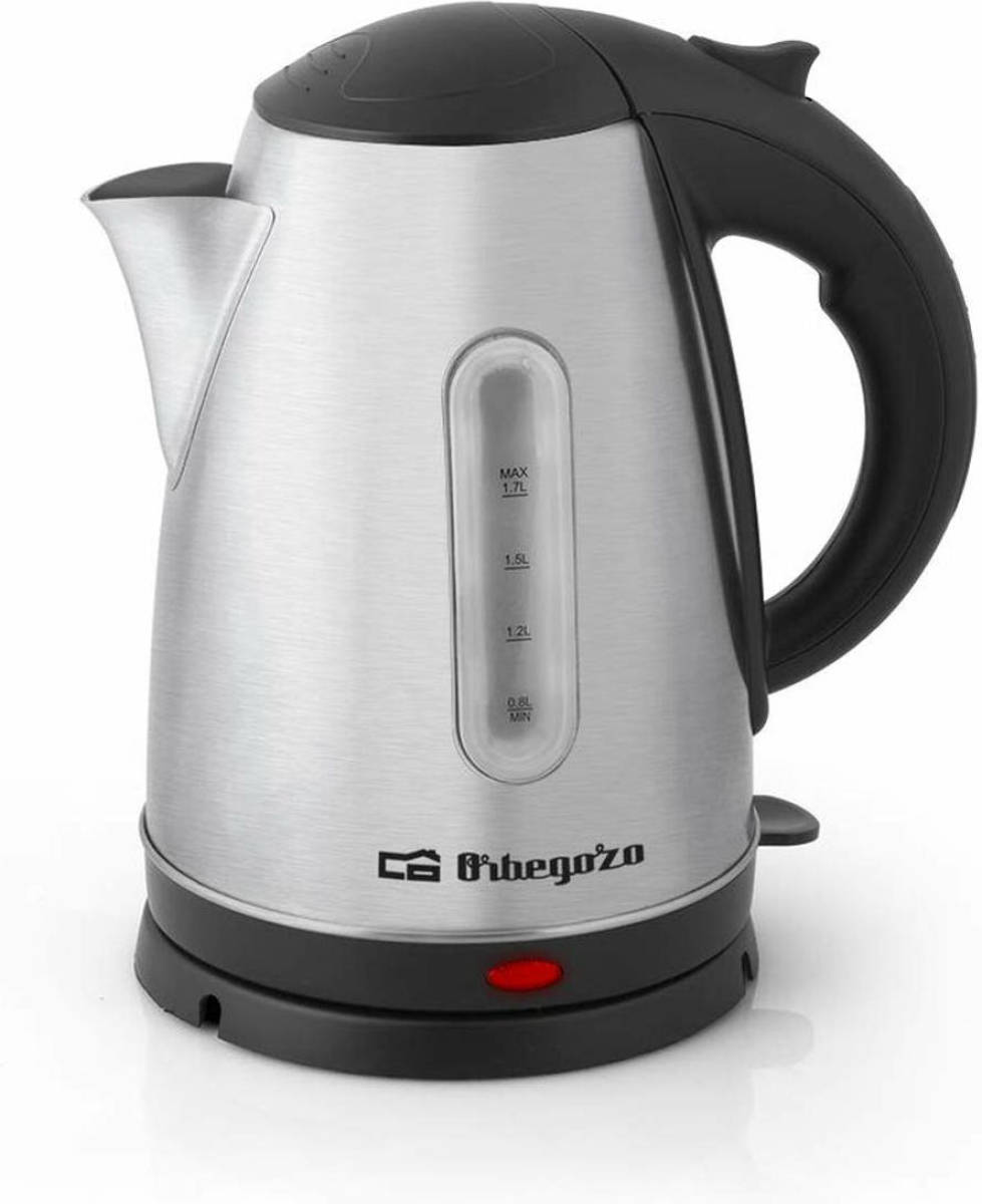 Waterkoker Orbegozo KT 6021 Zwart Roestvrij staal 2200 W 1,7 L