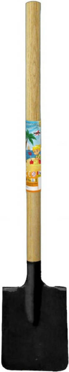 Summerplay Speelgoed schep - voor kinderen - punt - metaal - zwart - 60 cm - Speelgoedschepjes