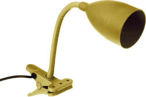 Atmosphera klem bureaulampje - Design Light Classic - okergeel - H43 cm - Bureaulampen