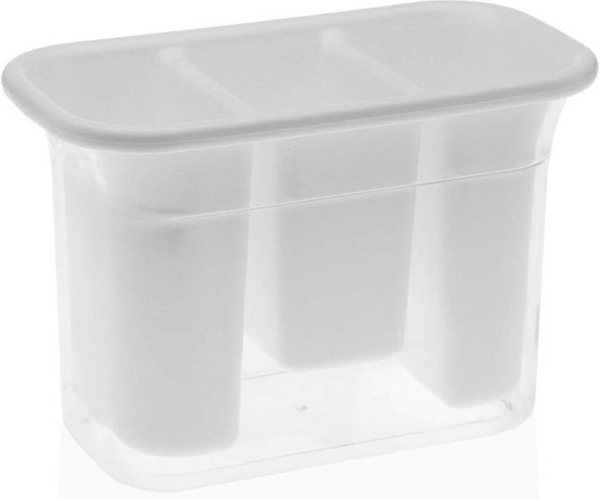 Bestek afdruiper Versa Wit polyestyreen Polypropyleen (14 x 10 x 20 cm)