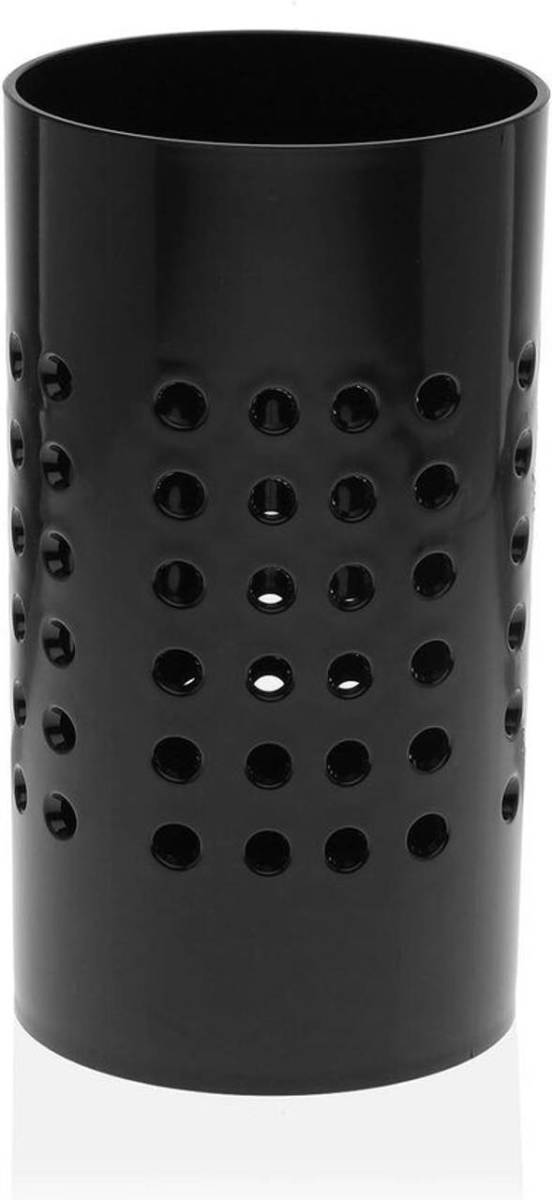 Bestek afdruiper Versa Zwart polyestyreen (10 x 18,7 x 10 cm)