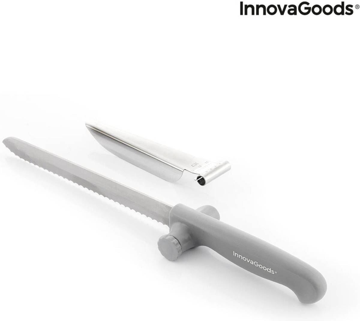 Broodmes met Instelbare Snijgeleider Kutway Innovagoods