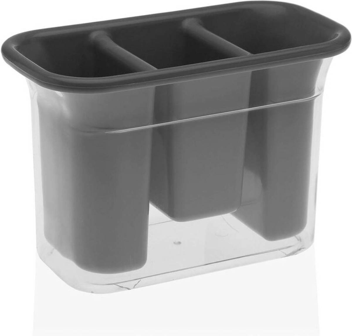 Bestek afdruiper Versa Grijs polyestyreen Polypropyleen (14 x 10 x 20 cm)