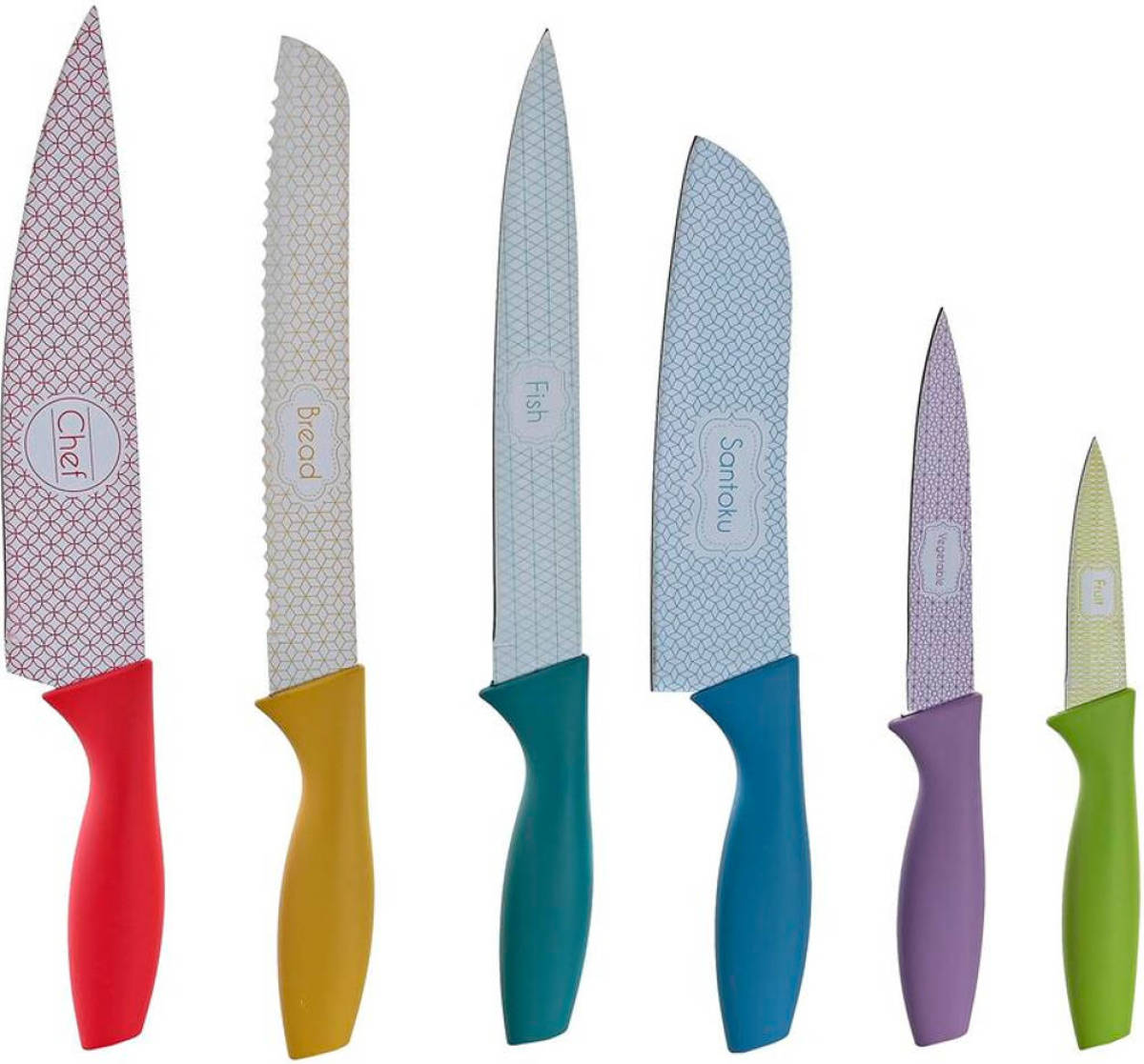 Messen Set DKD Home Decor Roestvrij staal Polypropyleen 3 x 1,5 x 20 cm (6 pcs)