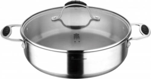 Kookpot met Glazen Deksel MasterPro Q3521 4,5 L Roestvrij staal