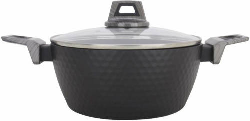 Kookpot Amercook Met deksel Zwart Aluminium (Ø 20 cm)