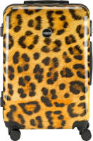 Princess Traveller Animal Print - Reiskoffer - Leopard - Medium - 66cm - Dubbele wielen