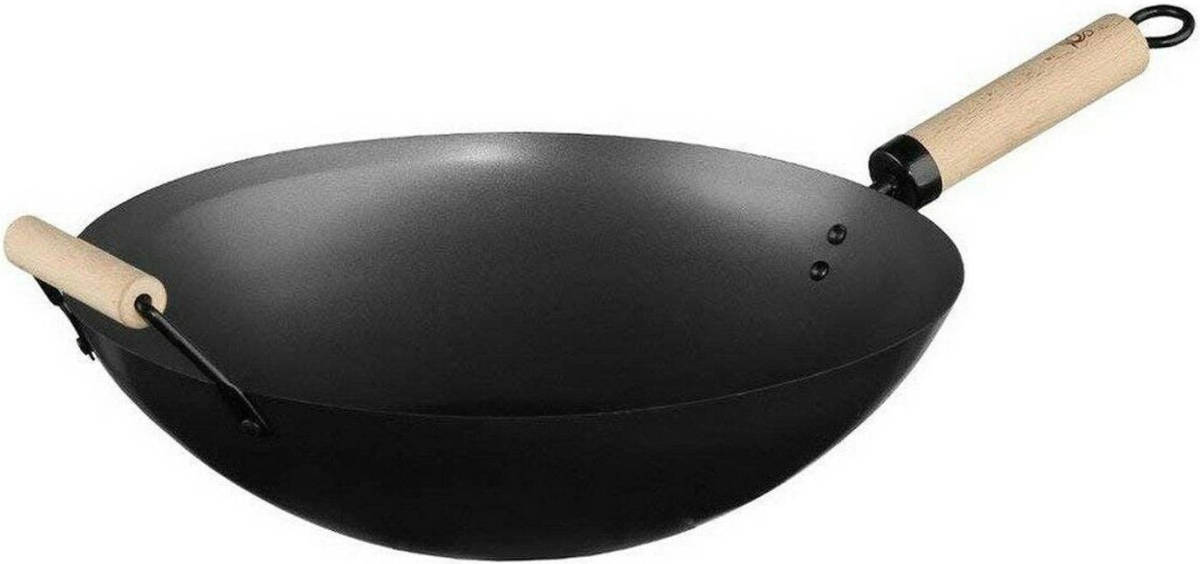 Wokpan Secret de Gourmet Zwart Roestvrij staal Ø 35 cm