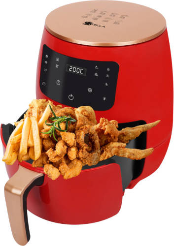 Stella ST-AF5.5LR Smart Digitale Airfryer Rood 5.5L